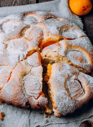 Aprikosenkuchen Bild