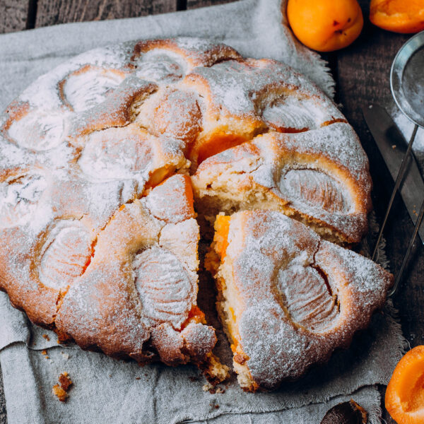 Aprikosenkuchen Bild