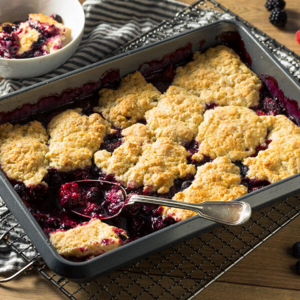 Beeren-Crumble vom Grill Bild