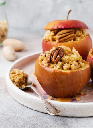 Bratapfel mit Pekannüssen Bild