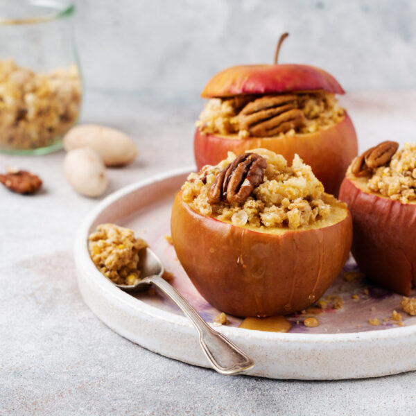 Bratapfel mit Pekannüssen Bild