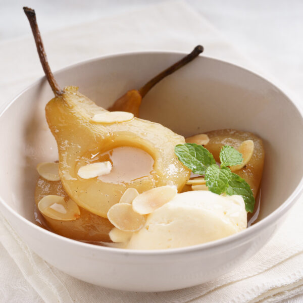 Karamellisierte Birnen Bild