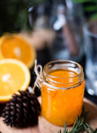 Orangenmarmelade mit Minze Bild