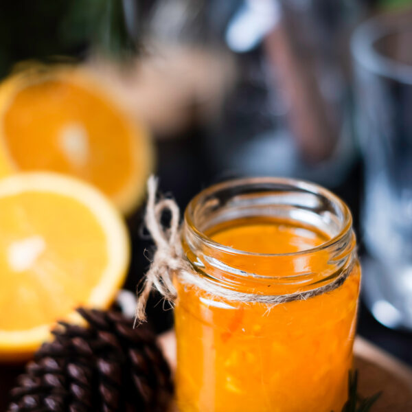 Orangenmarmelade mit Minze Bild