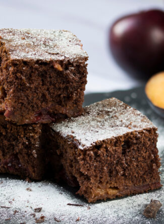 Pflaumen-Brownies Bild
