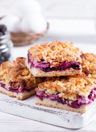 Red Berry Crumble Bars Bild