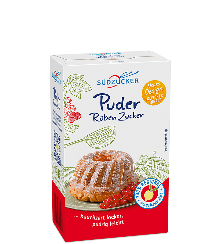 Puder Rüben Zucker