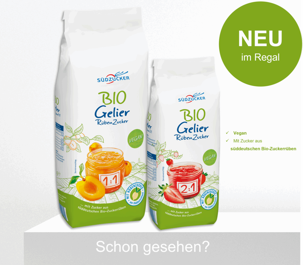 NEU: Unsere neuen Bio Gelier Rüben Zucker! 